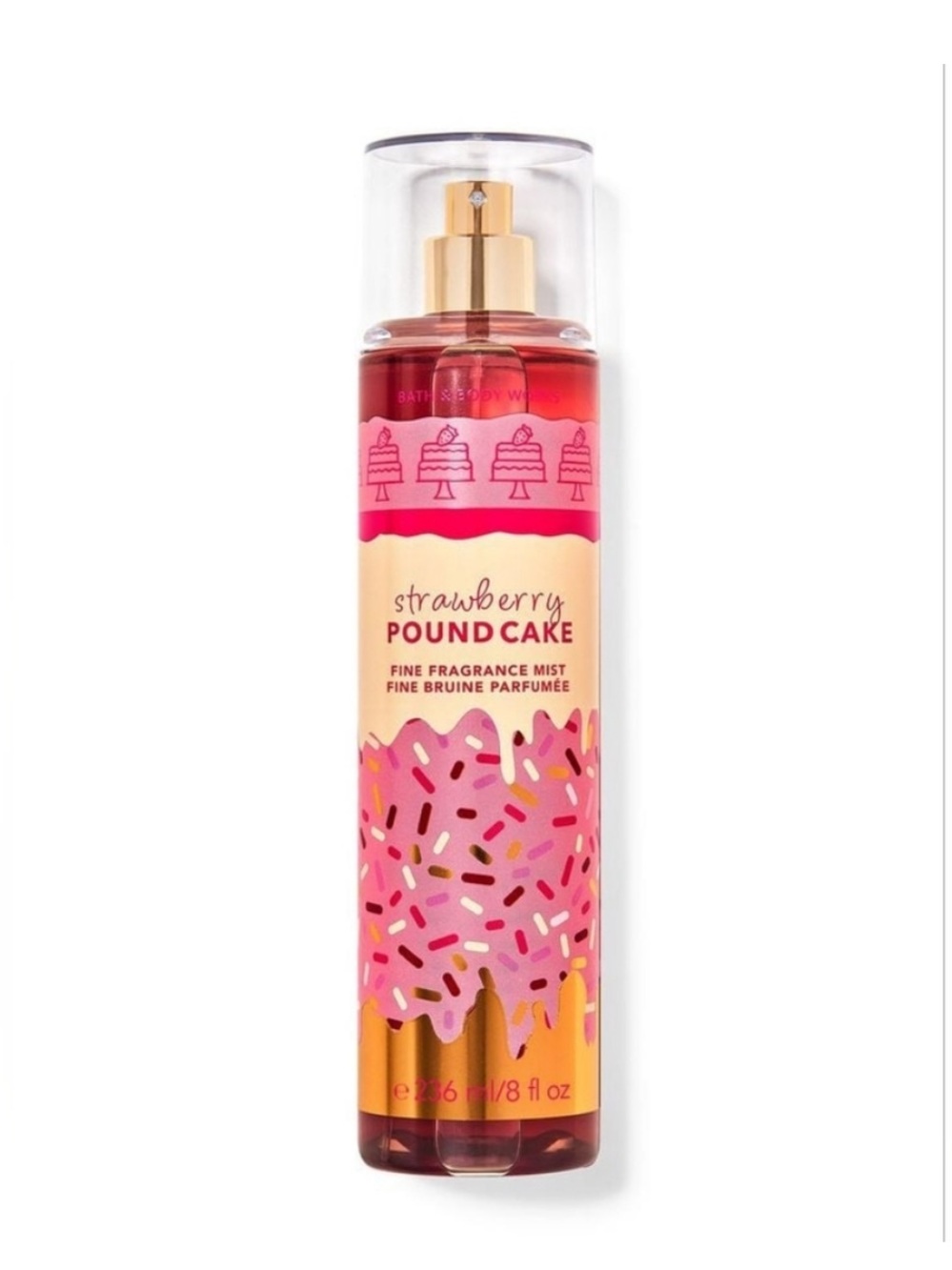 Bath & Body Works Strawberry Pound Cake Fine Fragrance Mist